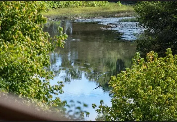 Bandit\'S Riverfront Retreat - Mountain View- Condo-Fishing-Balcony-Fireplace-Great Location!